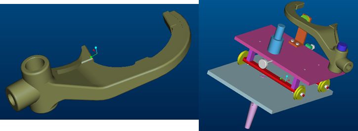 变速箱拨叉组合高频淬火工装的设计(图5)