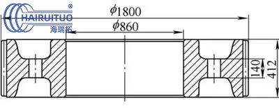 大型薄腹板重载齿轮的渗碳淬火及变形控制(图2)