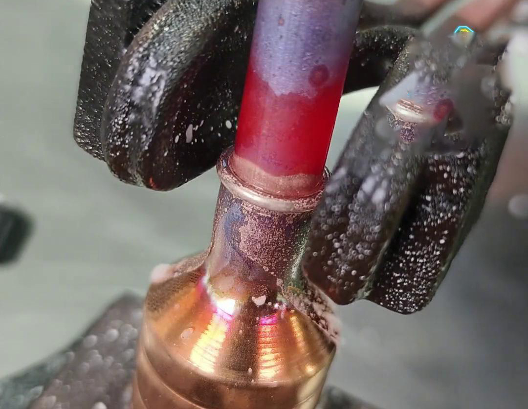 铜管焊接有难度？看看高频焊机焊接铜管的效果如何！