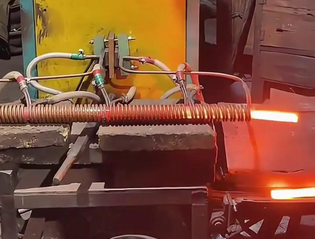 50mm 螺纹钢 30 秒内热透测试：海瑞拓中频机适配低功率场景，效果超预期(图4)