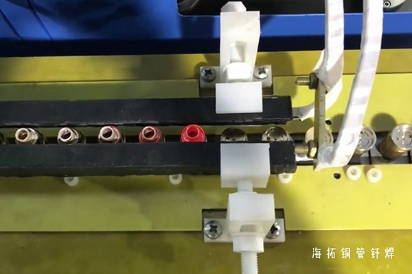 高频大香蕉手机在线视频钎焊设备 某铜工件自动焊接处理