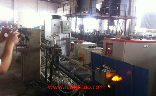 高频炉对铁丝大香蕉手机在线视频加热快速热处理(图2)